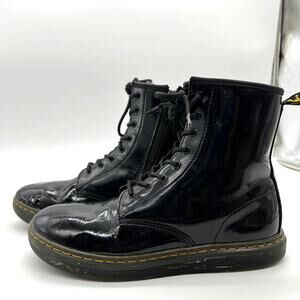 Dr. Martens Boot Womens Size 6 US Black Boots Combat Side-zip